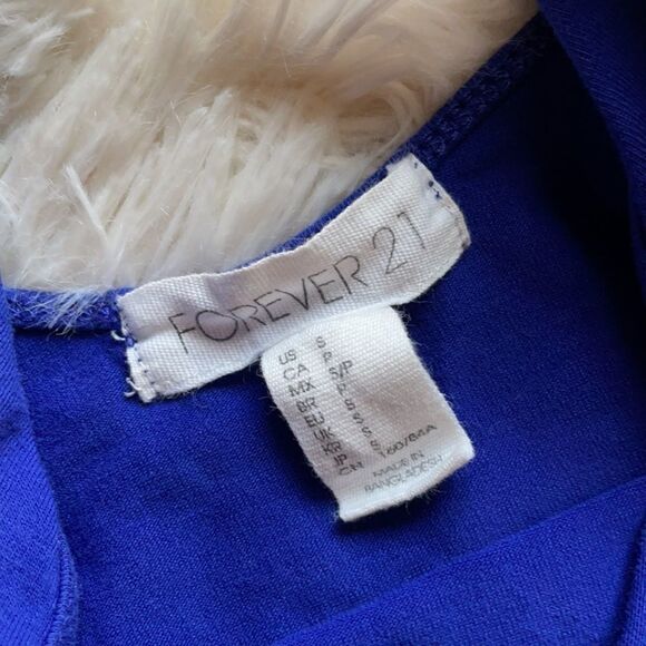 Forever 21 Cobalt Blue Scoop Back Dress - Picture 2 of 6